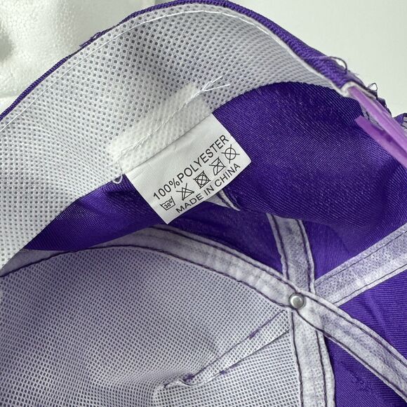 Purple Vikings Men's Cap - Picture 7 of 9